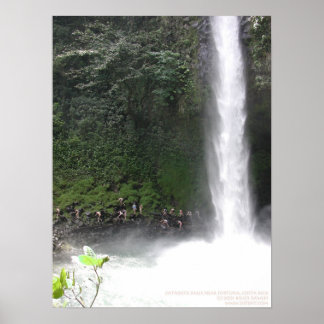 Catarata Falls near Fortuna, Costa Rica Poster
