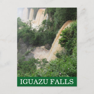 cataratas iguazu jungle postcard
