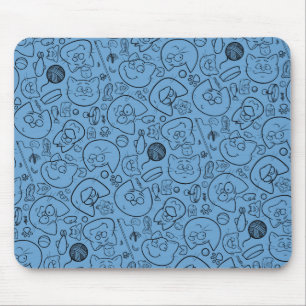 Catastrophe mousepad, blue mouse pad