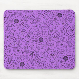 Catastrophe mousepad, lilac mouse pad