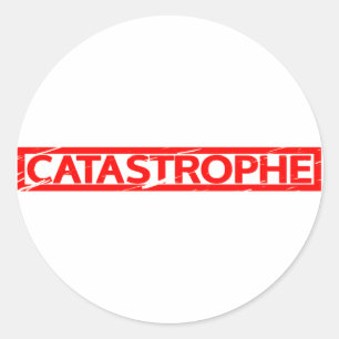 Catastrophe Stamp Classic Round Sticker