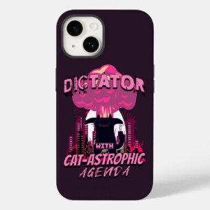 Catastrophic Funny Angry Cat Quote Case-Mate iPhone 14 Case