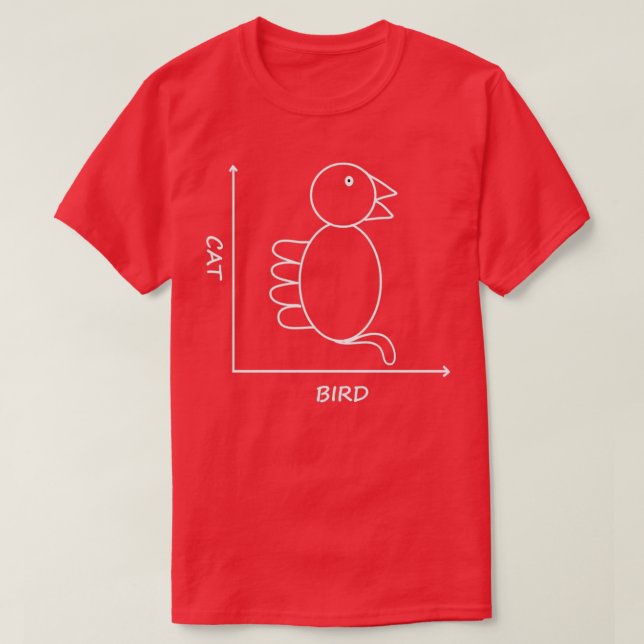 CatBird Graph  T-Shirt (Design Front)