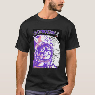 CATBOOM I Need Space Astronaut Cat In Space Suit T-Shirt