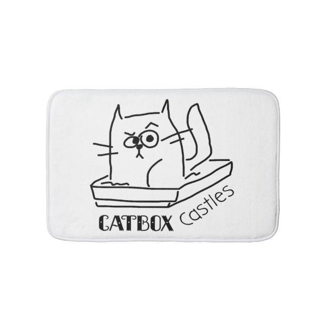 Catbox Castles Litter Mat (Front)