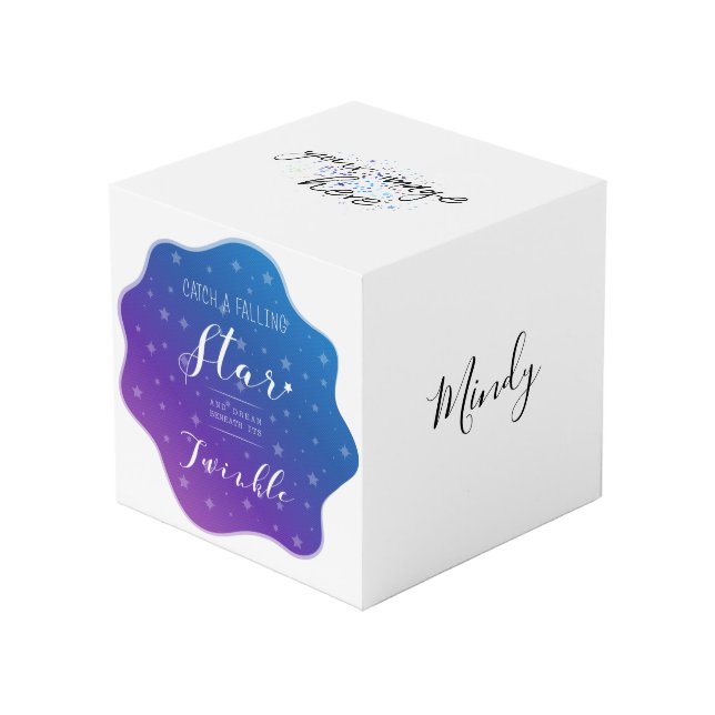 Catch a Falling Star Cube (Front Angled)