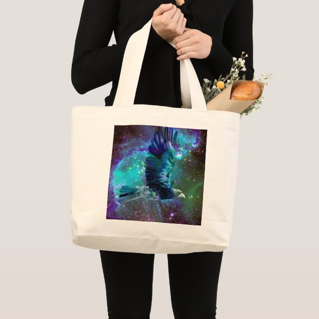 Catch A Falling Star Large Tote Bag (Front (Product))