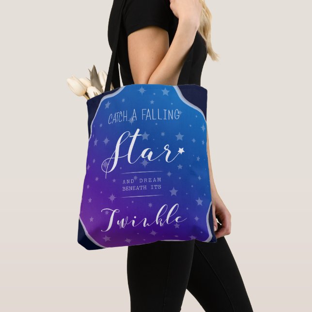 Catch a Falling Star Tote Bag (Close Up)
