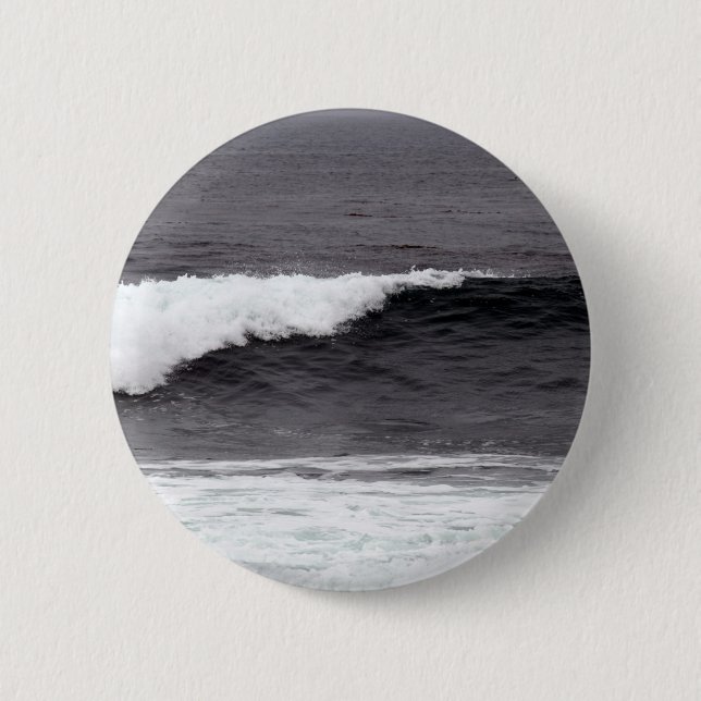 Catch a wave 6 cm round badge (Front)