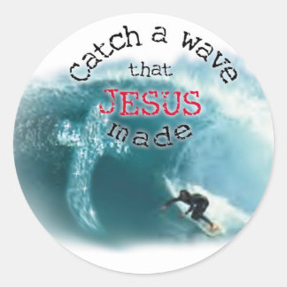Catch a Wave Classic Round Sticker