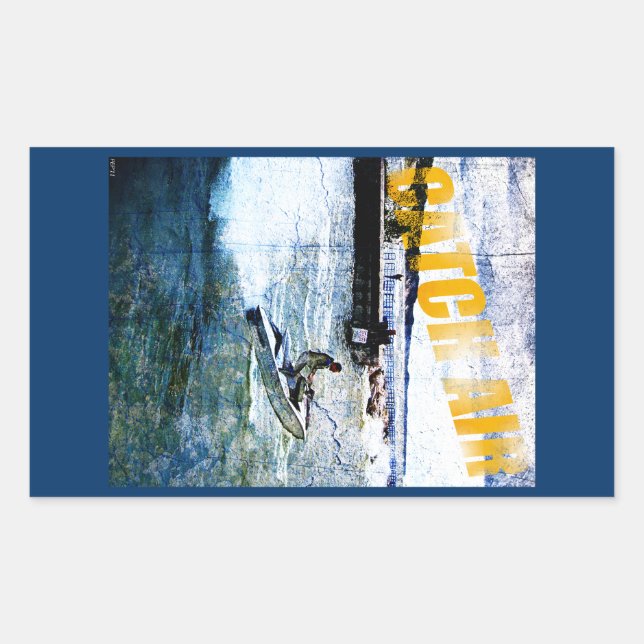 Catch Air Rectangular Sticker (Front)