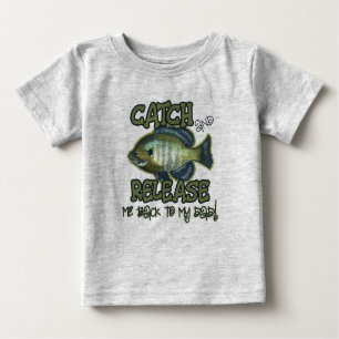 Catch and Release Back to Dad   Kids Cute Custom Baby T-Shirt