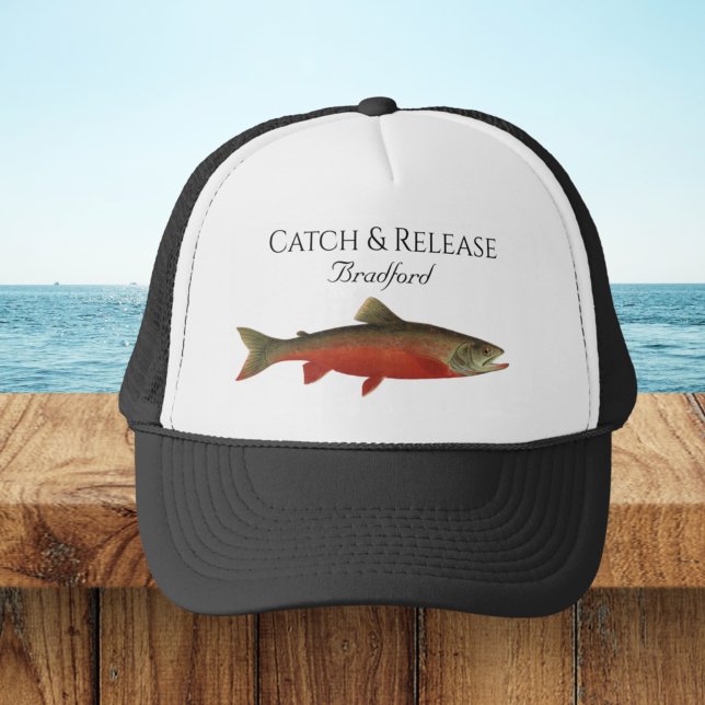 Catch and Release Fishermen Flyfishing Trout Flies Trucker Hat (Creator Uploaded)