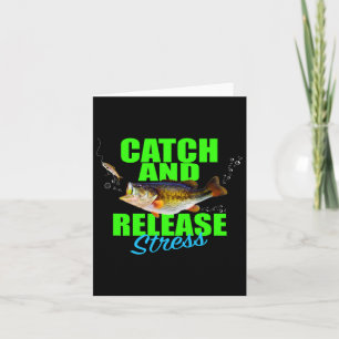 Catch And Release Stress Fishing Fish For Hob Card