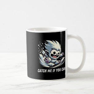Catch If You Can Snowboarding Yeti Bigfoot Winter  Coffee Mug