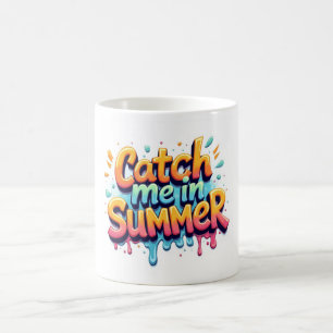 Catch Me In Summer Graffiti Mug