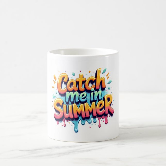Catch Me In Summer Graffiti Mug (Center)