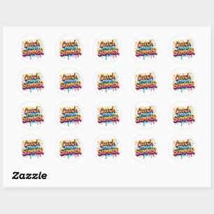 Catch Me In Summer Graffiti Sticker