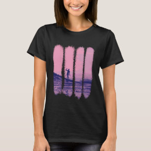 Catch Me in the Waves Summer Ocean Surfer Brushstr T-Shirt