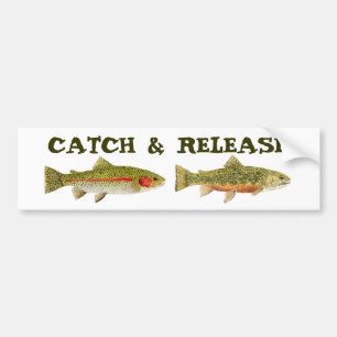 Catch & Release Bumper Sticker