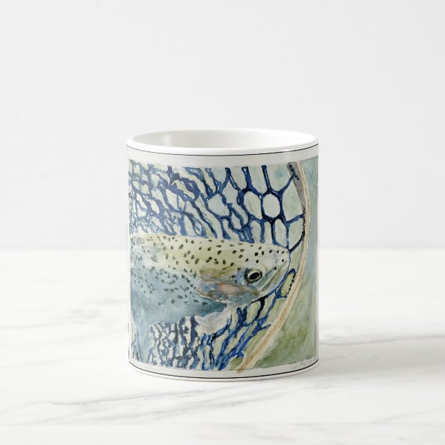 Catch & Release Fishing Designs Coffee Mug (Center)