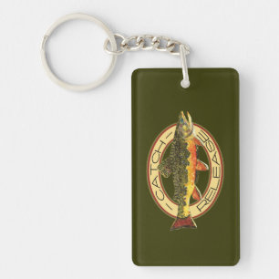 Catch & Release Fishing Key Ring