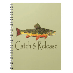 Catch & Release Trout Fishing Notebook