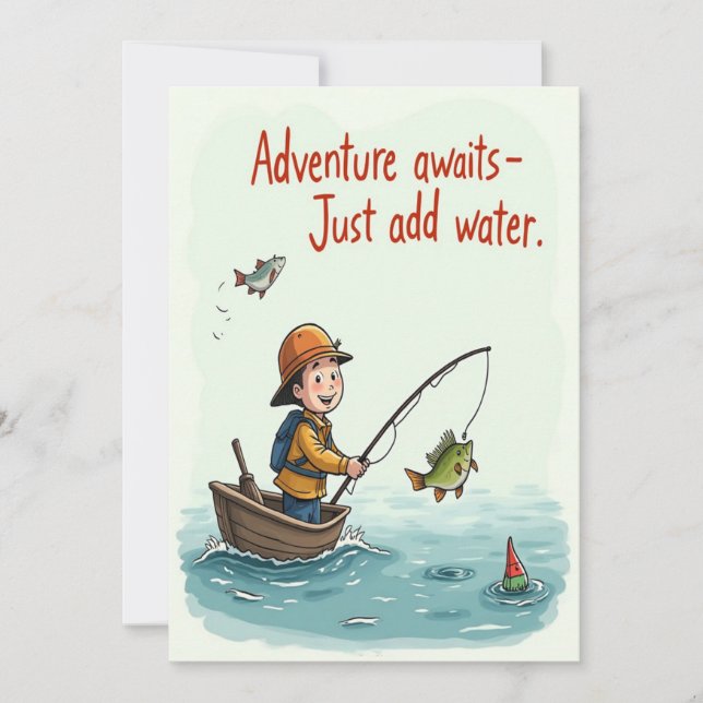 Catch the Adventure Invitation (Front)