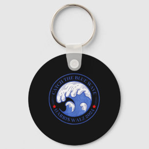 Catch The Blue Wave Harris Wheimer 2024 Election T Key Ring
