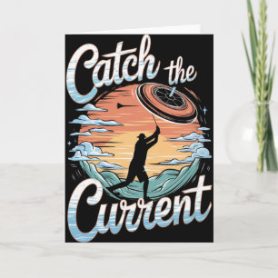 Catch The Current - Playful Disc Golf Scene Card