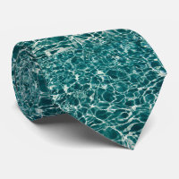 Catch the Wave: Azure Ocean Tie