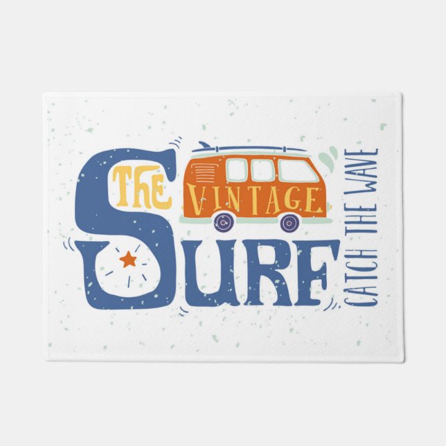 Catch The Wave Poster Doormat (Front)