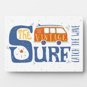 Catch The Wave Poster Plaque