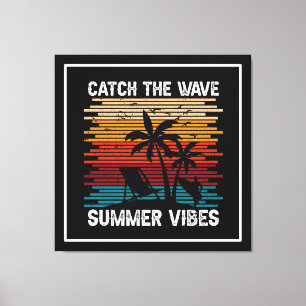 Catch The Wave Summer Vibes-43435 Canvas Print