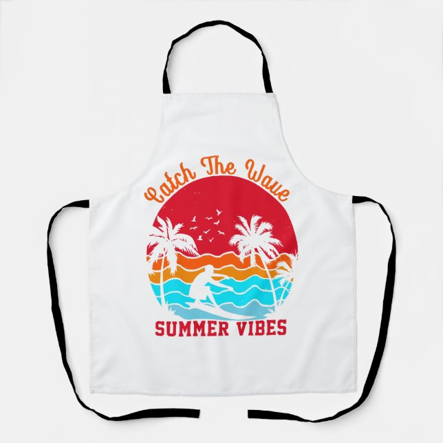 Catch the Wave Summer Vibes Apron (Front)