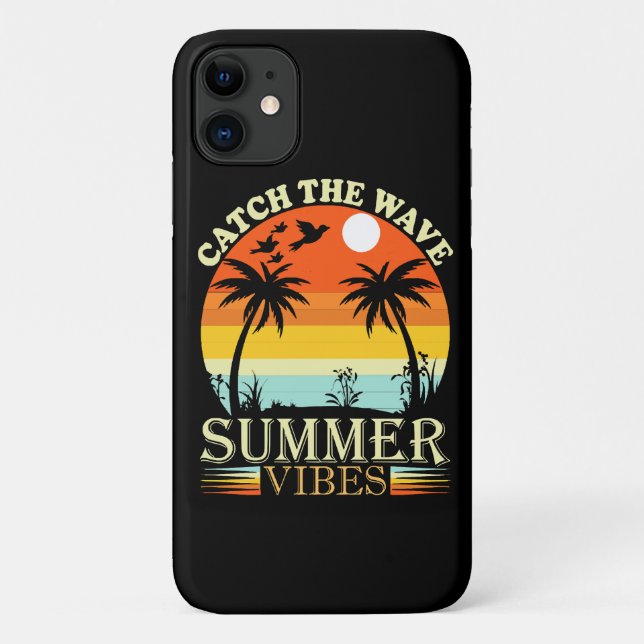 Catch the Wave Summer Vibes Case-Mate iPhone Case (Back)