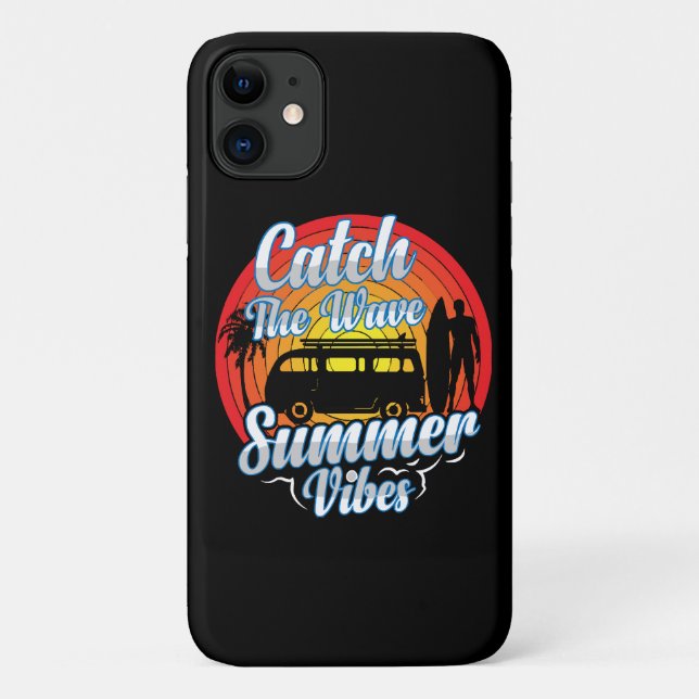 Catch the Wave Summer Vibes Case-Mate iPhone Case (Back)