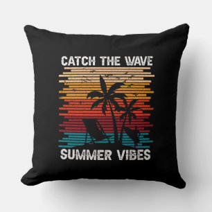 Catch The Wave Summer Vibes Cushion
