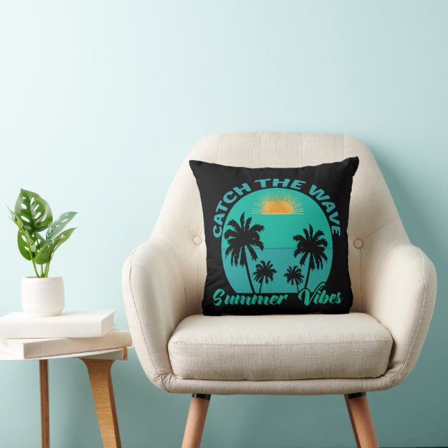 Catch the Wave Summer Vibes Cushion (Chair)