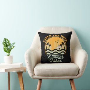 Catch the Wave Summer Vibes Cushion