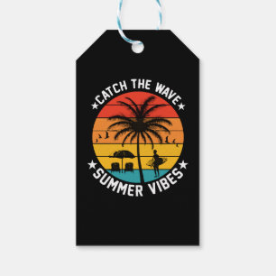 Catch the Wave Summer Vibes Gift Tags