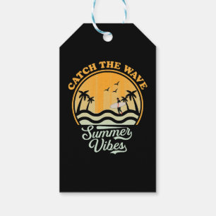 Catch the Wave Summer Vibes Gift Tags