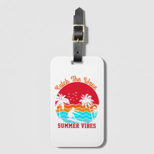 Catch the Wave Summer Vibes Luggage Tag