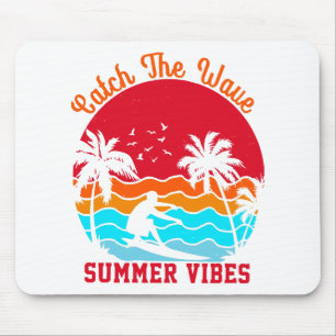 Catch the Wave Summer Vibes Mouse Pad