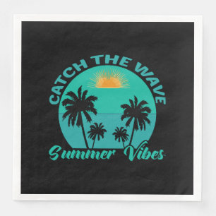 Catch the Wave Summer Vibes Napkin