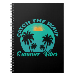 Catch the Wave Summer Vibes Notebook