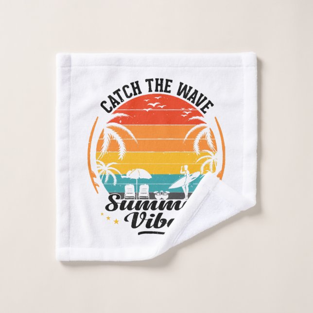 Catch the Wave Summer Vibes Wash Cloth (Wash Cloth)