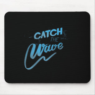Catch The Wave Surfing Men Women Mouse Pad