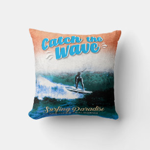 Catch the Wave - Surfing Paradise Cushion