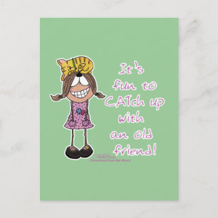CATch Up Postcard